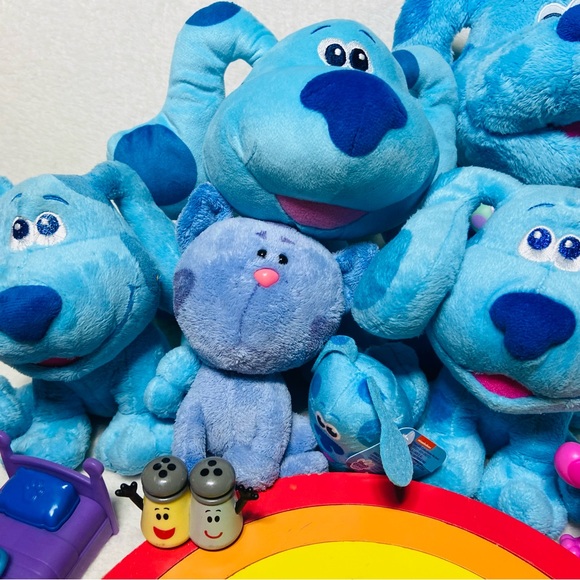 Nick Jr Blues Clues Toy Lot Learning Plush Blues Clues Plush 3D Puzzle - Picture 2 of 9